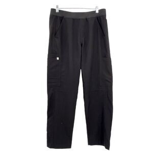 Figs Men’s Axim Black Cargo Scrub‎ Pants Technical Collection Size Small